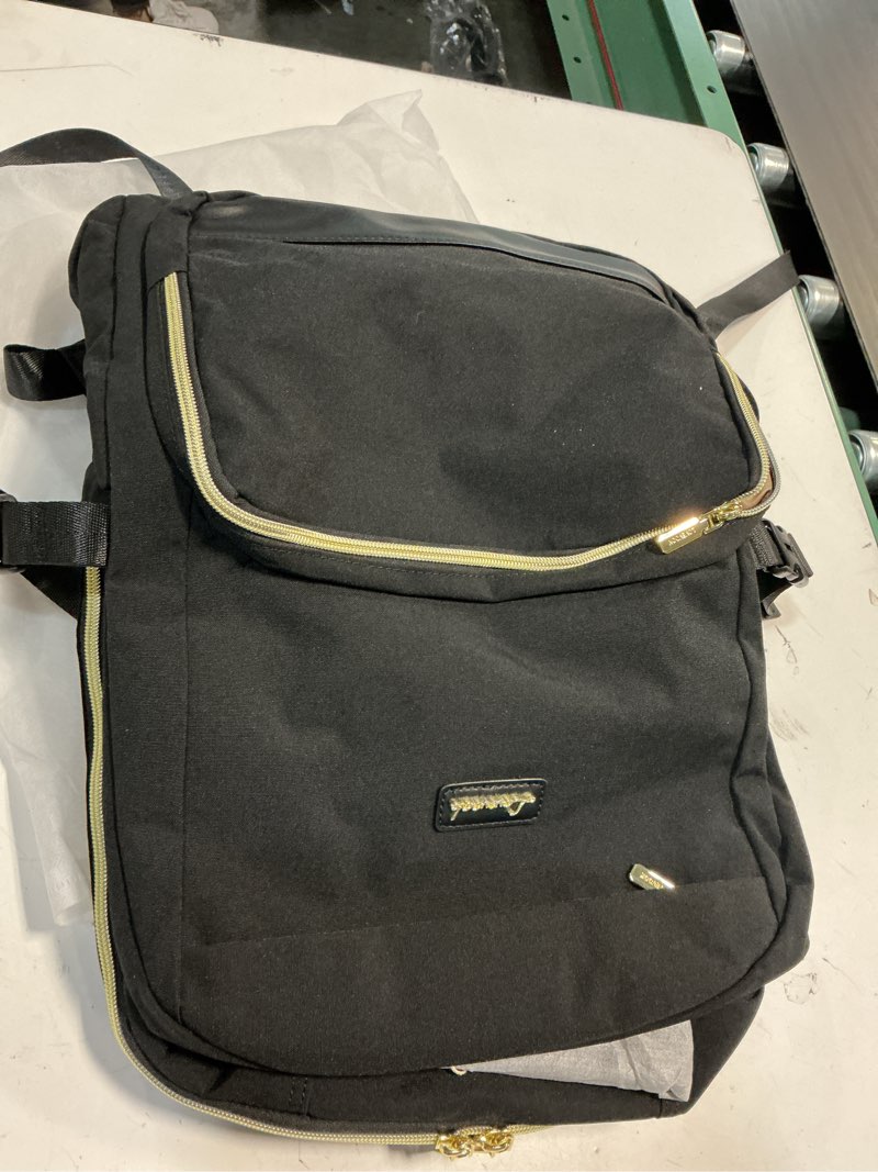 Condition photo showing New/Like New for lovevook laptop backpack for women with pouch pocket for large capacity cup,17 inch laptop computer bag travel backpack purse,waterproof work business backpack college teacher bags,black 17 inch black