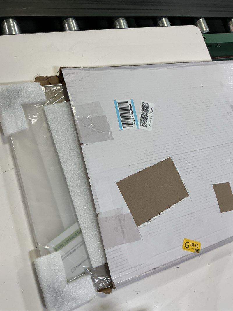 Condition photo showing New/Like New for kalami 16x20 clear acrylic wall mount picture frame self adhesive, no drill holes floating frameless large photo frame for paintings portrait landscape poster or other artworks 1 16 x 20 in