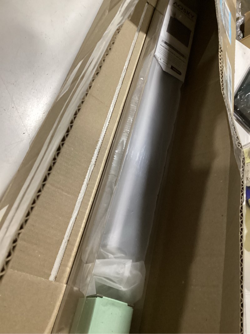 Condition photo showing Good Condition for AOSKY Cordless Roller Shades Blackout Blinds for Windows Room Darkening Rolled Up Shades with Spring System, UV Protection Window Shades Door Blinds for Home and Office (25" W x 72" H, Grey)