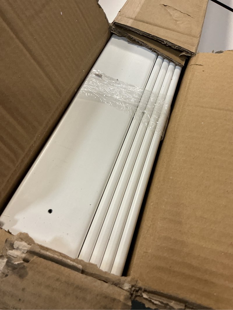 Condition photo showing As Is for Zippity Outdoor Products ZP19062 5.5Ft W x 3ft H Free Standing Davidson Hinged Portable Vinyl Fence Kit, White