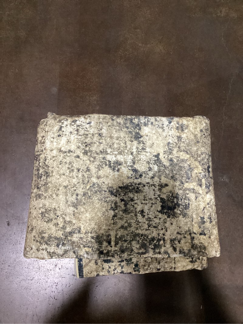 Condition photo showing As Is for (similar to)8x10 area rugs for living room - washable rug modern abstract soft large neutral non-slip carpet indoor floor stain resistant thin carpets for bedroom dining room farmhouse nursery home office multi multi color 8' x 10' (rectangular)