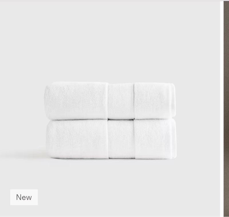 classic organic turkish cotton bath towel (set of 2) 40x 70”