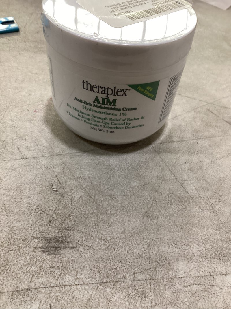 theraplex AiM Anti-Itch Moisturizing cream Hydrocortisone 1%(expiration Date 02/27)