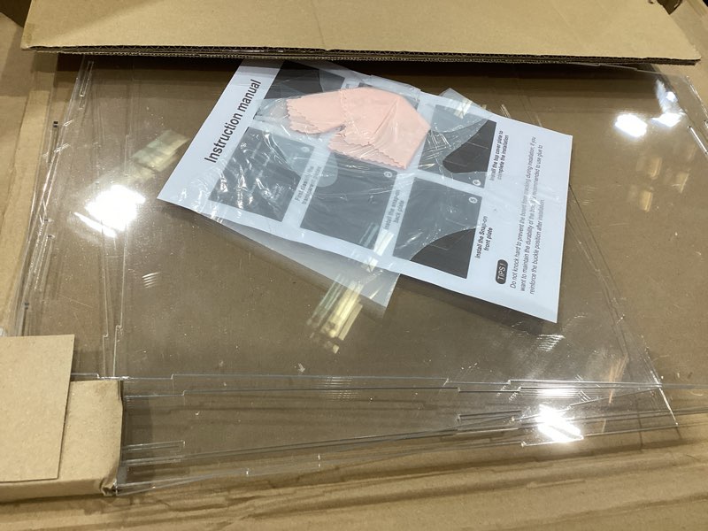 Condition photo showing Good Condition for meccanixity acrylic display case plastic box cube storage box clear assemble showcase 16.1x14.1x10.2 inch for collectibles