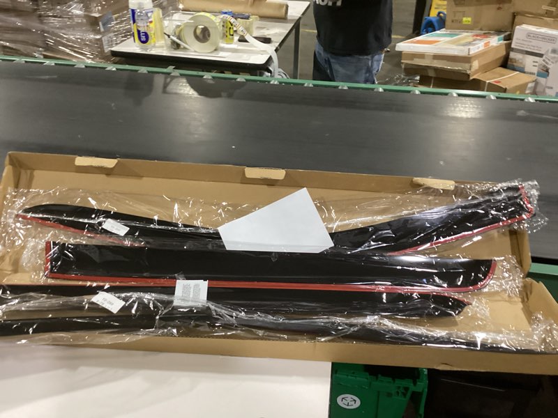 Condition photo showing New/Like New for Window Visors Rain Guards for 2019-2026 Chevy Silverado/GMC Sierra 1500 Crew Cab, Out-Channel Window Vent Wind Deflectors Visors Shades for 20-26 Silverado/Sierra 2500HD 3500HD Crew Cab 2019-2024 Silverado/Sierra 1500 Crew Cab