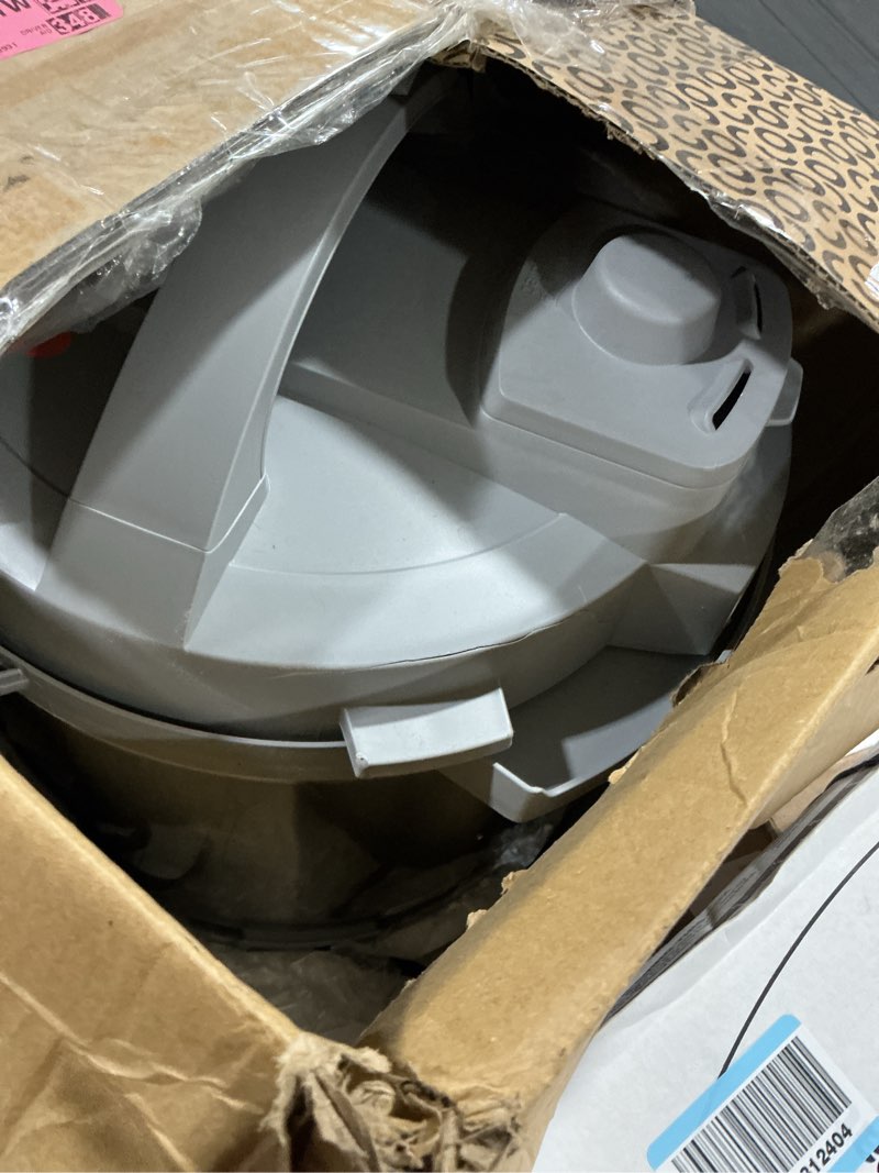 Condition photo showing Good Condition for instant pot, 8-quart whisper quiet 9-in-1 electric pressure cooker, slow rice cooker, steamer, sauté, yogurt maker, warmer & sterilizer, app with over 800 recipes, stainless steel, duo plus 8 quarts