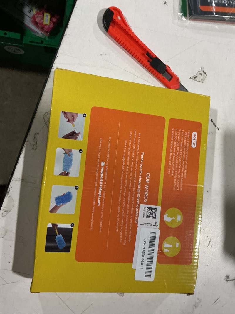 Condition photo showing New/Like New for Heavy Duty Duster Refills for Swiffer Duster, 20 Count Duster Refills with 1 Handle, Multisurface 360° Dusters with 4X Microfibers, Unscented Disposable Dusters for Cleaning Blue 20 Refills + 1 Handle