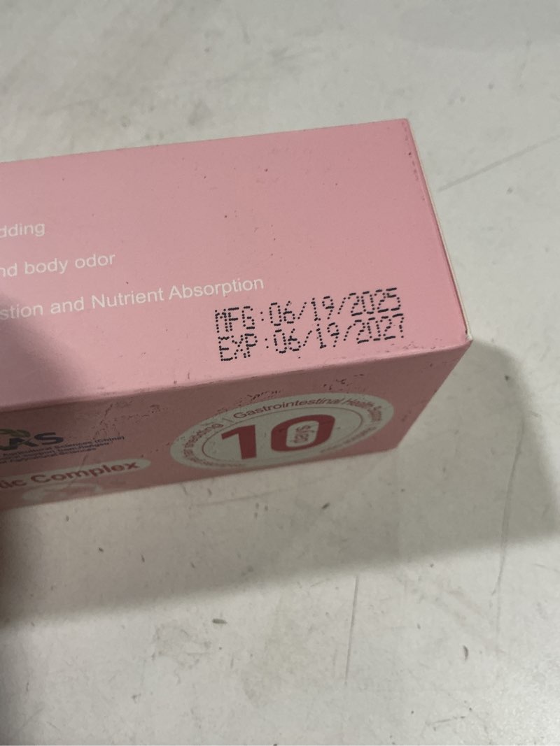 Condition photo showing New/Like New for Probiotics for Dogs & Cats, 3 in 1 Formula, Improve Hair Loss, Itchy Skin, Improves Bad Breath, Body Odor, with Iron, Zinc, Manganese & Vitamin C, Gut Health, Yeast Balance(10 Bottles)??Daily use? pink