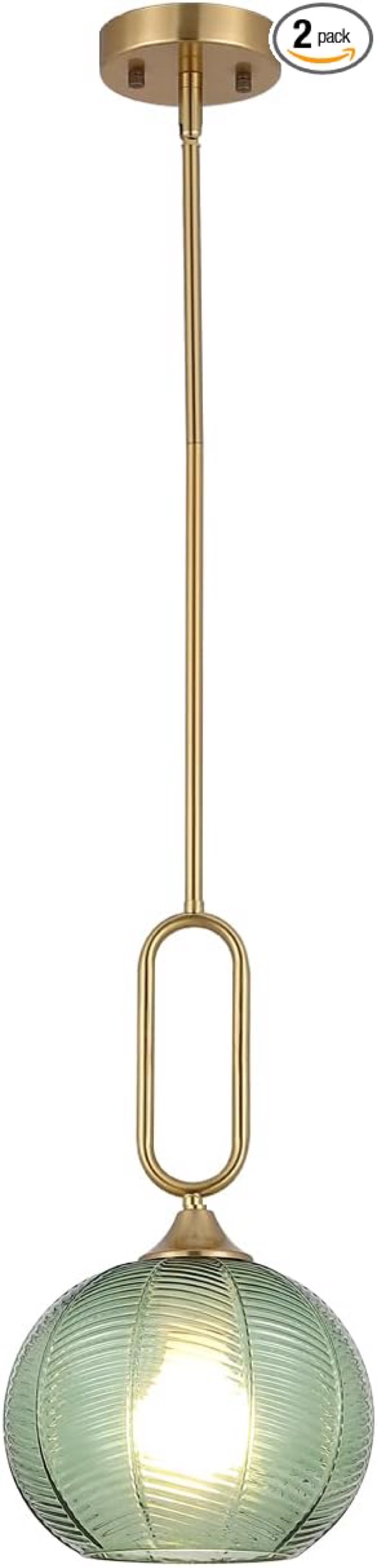 green glass pendant light modern globe pendant lighting nordic ribbed gold ceiling hanging chandelier with brushed brass adjustable rods dining room kitchen island light fixture