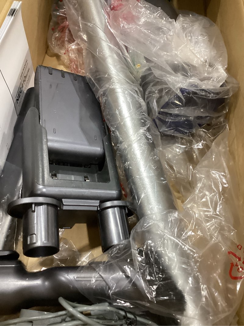 Condition photo showing As Is for Eureka Cordless Vacuum Cleaner Lightweight, Stick Vacuum Rechargeable for Hardwood, Pet Hair, Black, ReactiClean 410