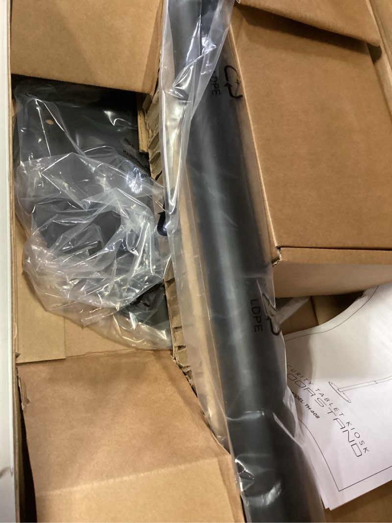 Condition photo showing New/Like New for abovetek ipad kiosk floor stand - height adjustable pos tablet floor stand, 360° swivel universal locking holder for 7.9"-11" ipad/air/samsung - anti-theft security stand for retail, business