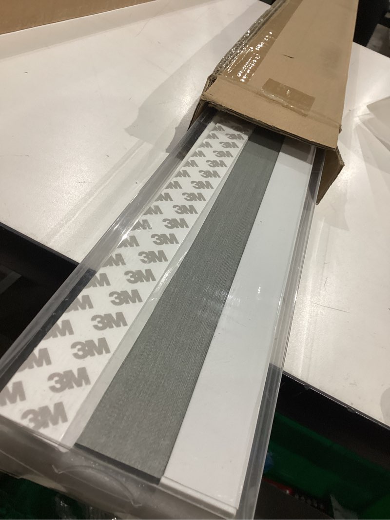 Condition photo showing Good Condition for myshade cordless cellular window shades no tools no drill blackout blinds for indoor windows size 35" wide x 72" height grey room darkening window blinds for bedroom, bathroom, kitchen, living room