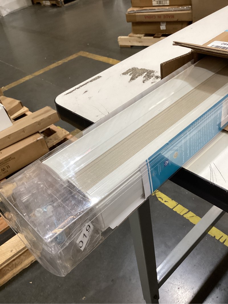 Condition photo showing Good Condition for changshade cordless blackout cellular shades for indoor windows doors, black out room darkening honeycomb blinds thermal insulated 1.5 inch cell for home, bedroom, bathroom, nursey, 21"w×64"h, beige