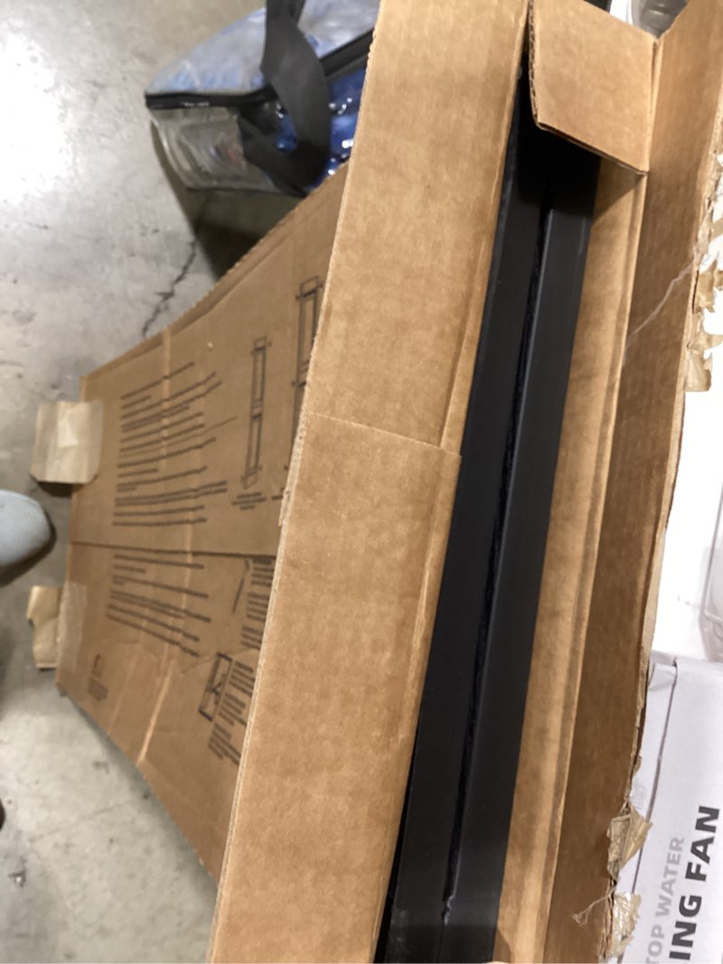 Condition photo showing Good Condition for builders edge open louver vinyl shutters black color