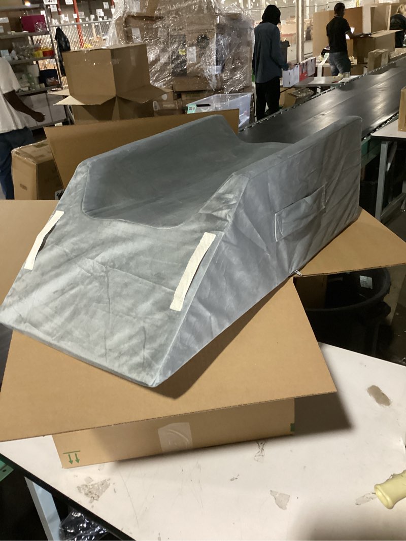 Condition photo showing Good Condition for lightease post-surgery leg, knee, ankle elevation double wedge pillow, memory foam leg elevating pillow for injure, sleeping, foot rest, reduce swelling double leg