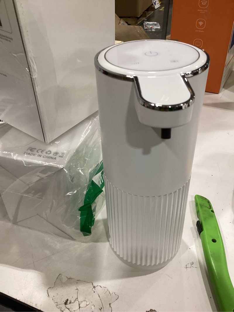 Condition photo showing Good Condition for automatic liquid soap dispenser, touchless soap dispenser bathroom,upgrade hand & dish electric dispenser adjustable waterproof wall mount kitchen auto soap pump for thin and thick liquid white liquid
