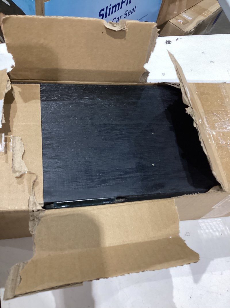 Condition photo showing Good Condition for gxyawpj 24 inch floating shelves for wall rustic black wood wall shelves for bedroom set of 4 24 inch rustic black