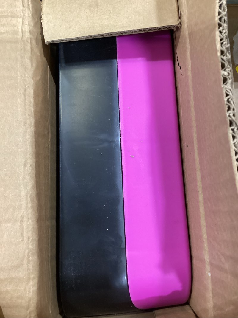 Condition photo showing As Is for adjustable workout aerobic stepper in fitness & exercise step platform trainer 3 settings adjustable height 4”-6”-8” purple