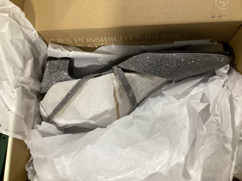 Condition photo showing Good Condition for Life Stride Womens Minimalist Pump 10 Pewter Shimmer