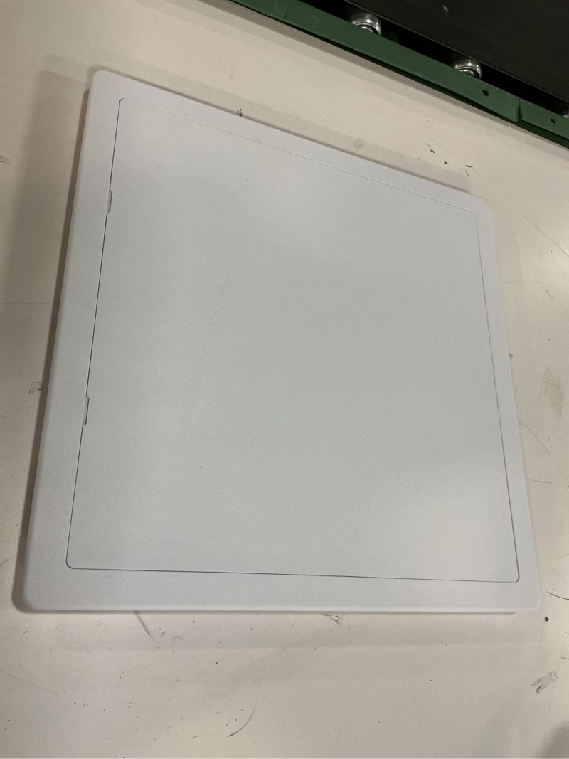 Condition photo showing Good Condition for Plumbing Access Panel for Drywall 16 x 16 Inch Plastic Access Door Removable Wall Access Panel Ceiling Reinforced Hinged Durable White