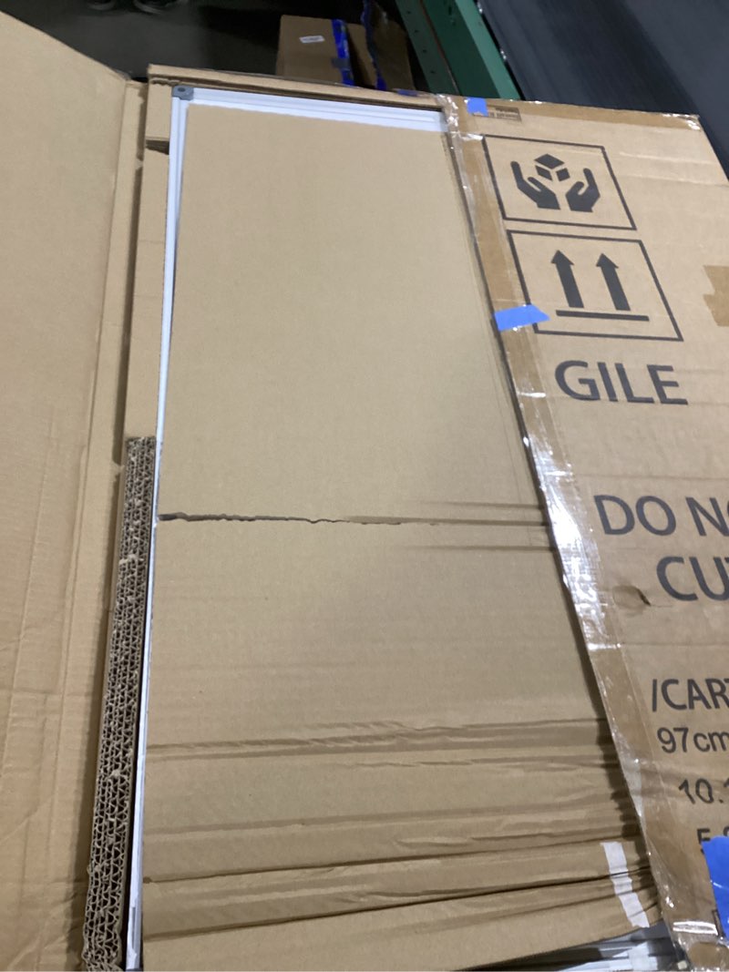 Dex Board 36 x 24 inch Magnetic Dry Erase Board, DexBoard Mall-Mounted Aluminum Frame White Board wi