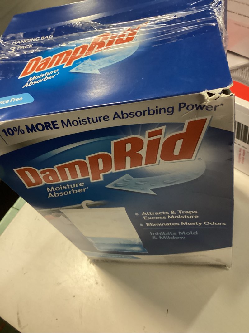 Condition photo showing New/Like New for damprid hanging moisture absorber lavender vanilla scented 15.4 oz 3 pk