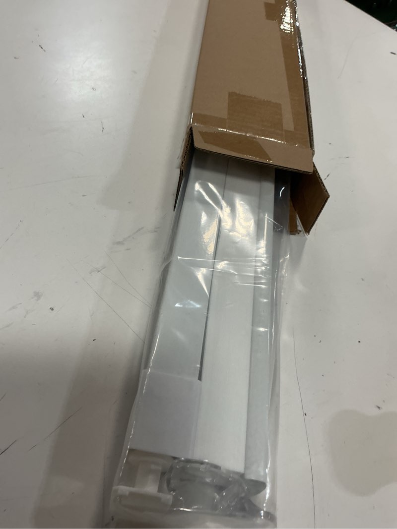 Condition photo showing Good Condition for lazblinds cordless cellular shades, no tools no drill light filtering honeycomb shades pleated blinds for windows, 22.5'' w x 48'' h, white light filtering-white 22 1/2'' w x 48'' h