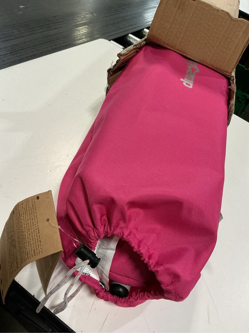 Condition photo showing New/Like New for kingcamp hammock chair with footrest – heavy duty swinging rocking camping chairs for adults up to 400lbs, folding portable oversized rocker with cup holder & pillow for outdoor beach lawn rv sports 1 footrest deluxe hot pink
