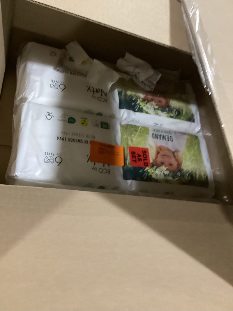 eco by naty baby diapers - plant-based eco-friendly diapers, great for baby sensitive skin and helps prevent leaking (size 6, 102 count)