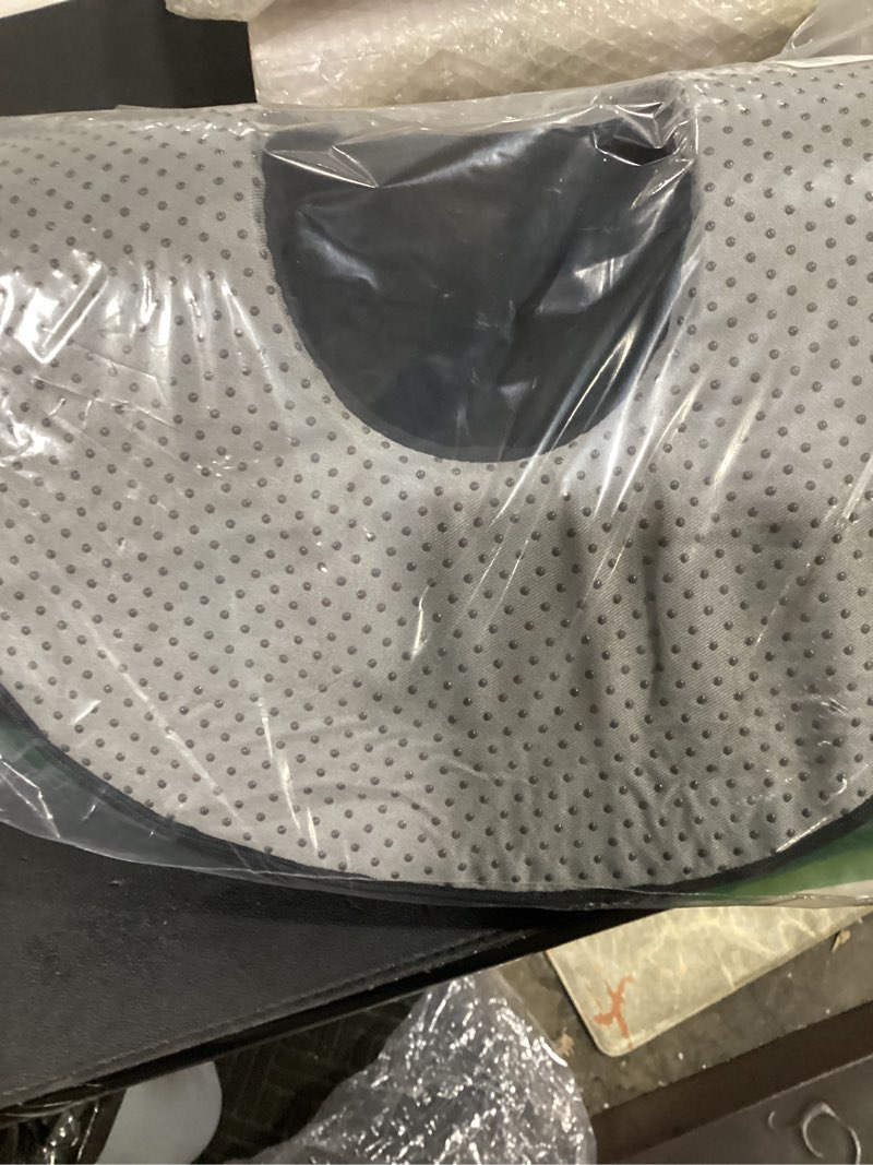 Condition photo showing Good Condition for pt endorsed donut pillow for tailbone pain relief - hemorrhoid pillow for sitting, orthopedic donut seat cushion for pressure relief, post surgery, postpartum pregnancy, lifting cushions for coccyx original donut pillow (polyester cover) medium - 17.5" x 14" x 2.75"