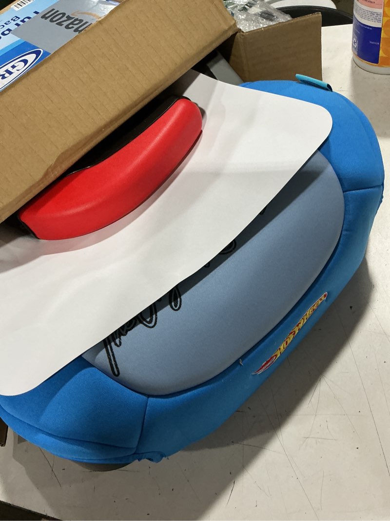 Condition photo showing Good Condition for graco turbobooster 2.0 backless booster car seat, hot wheels, travel booster seat for children ages 4-10, weight 40-100 pounds and height up to 57 inches hot wheels gamer