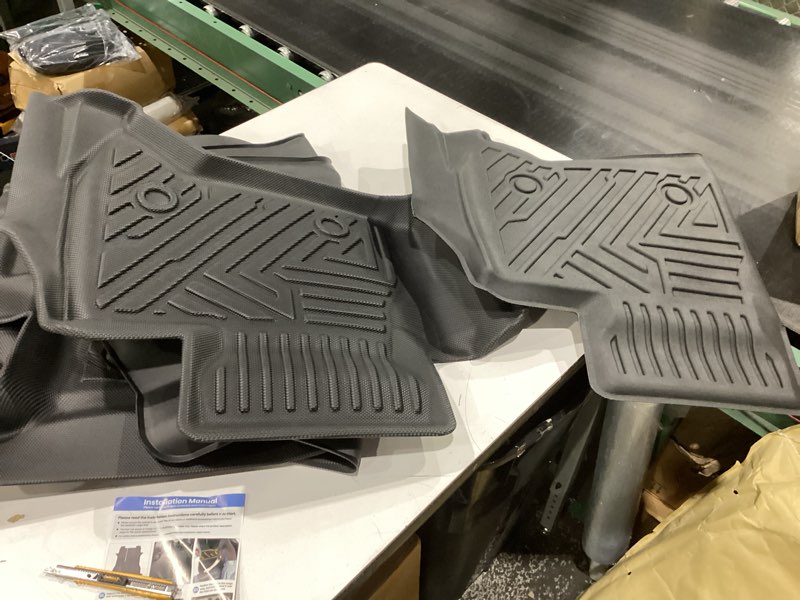 Condition photo showing New/Like New for falafa floor mats for toyota 4runner 2025 5 seats(not for hybrid), all weather tpe heavy duty floor liners for 4runner accessories, front & rear 4 runner car mats, black