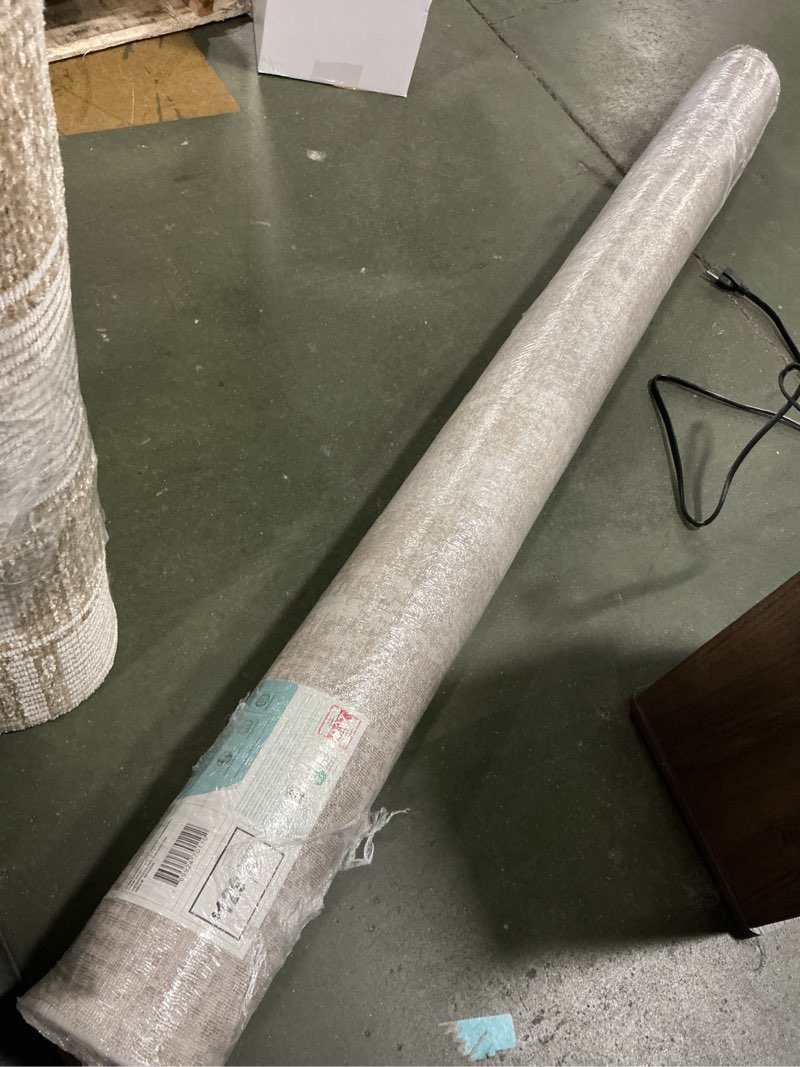 Condition photo showing Good Condition for Washable 5X7 Area Rugs: Large Rugs for Living Room - Soft Faux Wool Neutral Rugs for Bedroom - Non Slip Backing Stain Resistant Carpet for Dining Room (5x7 Brick/Beige)