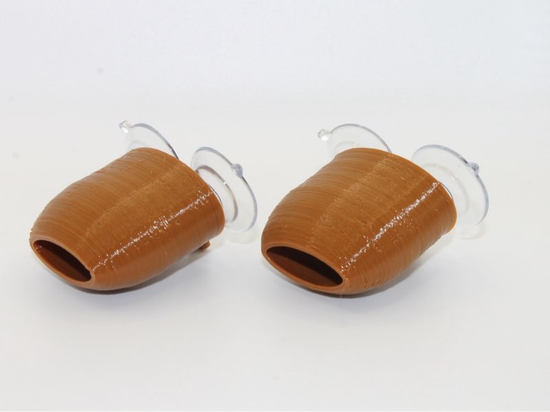 Stroodies BubbleLoft Gecko Hideout, Chocolate Brown, Tiny/Hatchling