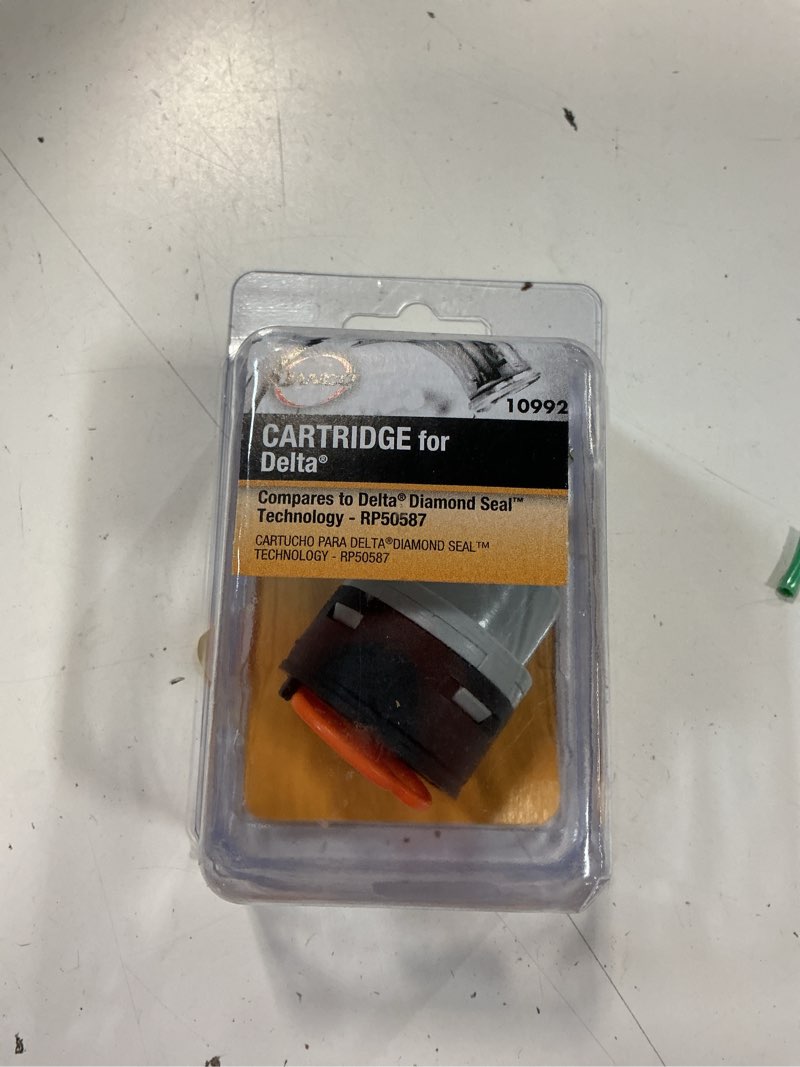 Condition photo showing Good Condition for cartridge for delta diamond single handle kitchen and lavatory faucets
