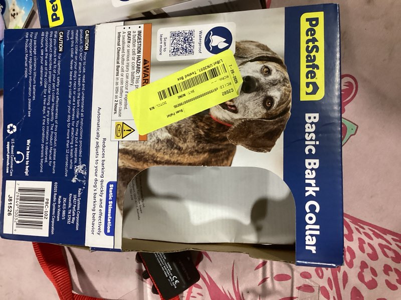 Condition photo showing As Is for petsafe bark control collar