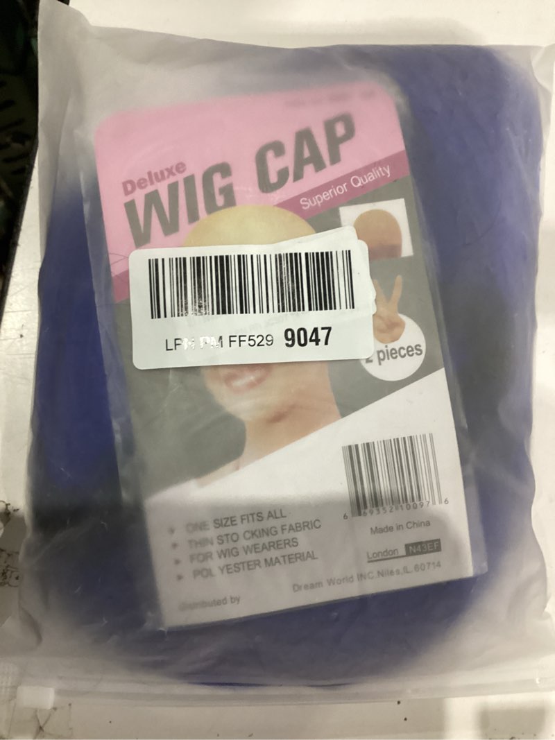 Condition photo showing Good Condition for Alimiriam Long Blue Wig with Bangs - Long Straight Blue Wigs with Bangs for Women, Heat Resistant, Colorful Synthetic Wig for Halloween Daily Cosplay Party Use 22 Inch