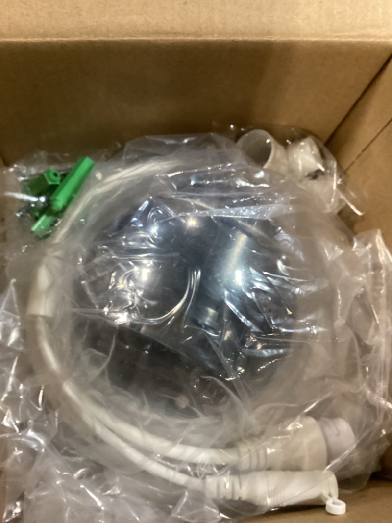 Condition photo showing New/Like New for ip security 5.0mp h.265 poe ptz dome camera, hikvision compatible 5x optical zoom, indoor/outdoor network camera with audio, pan 355° tilt 90°,waterproof ip66 98ft night vision, motion detection 5mp