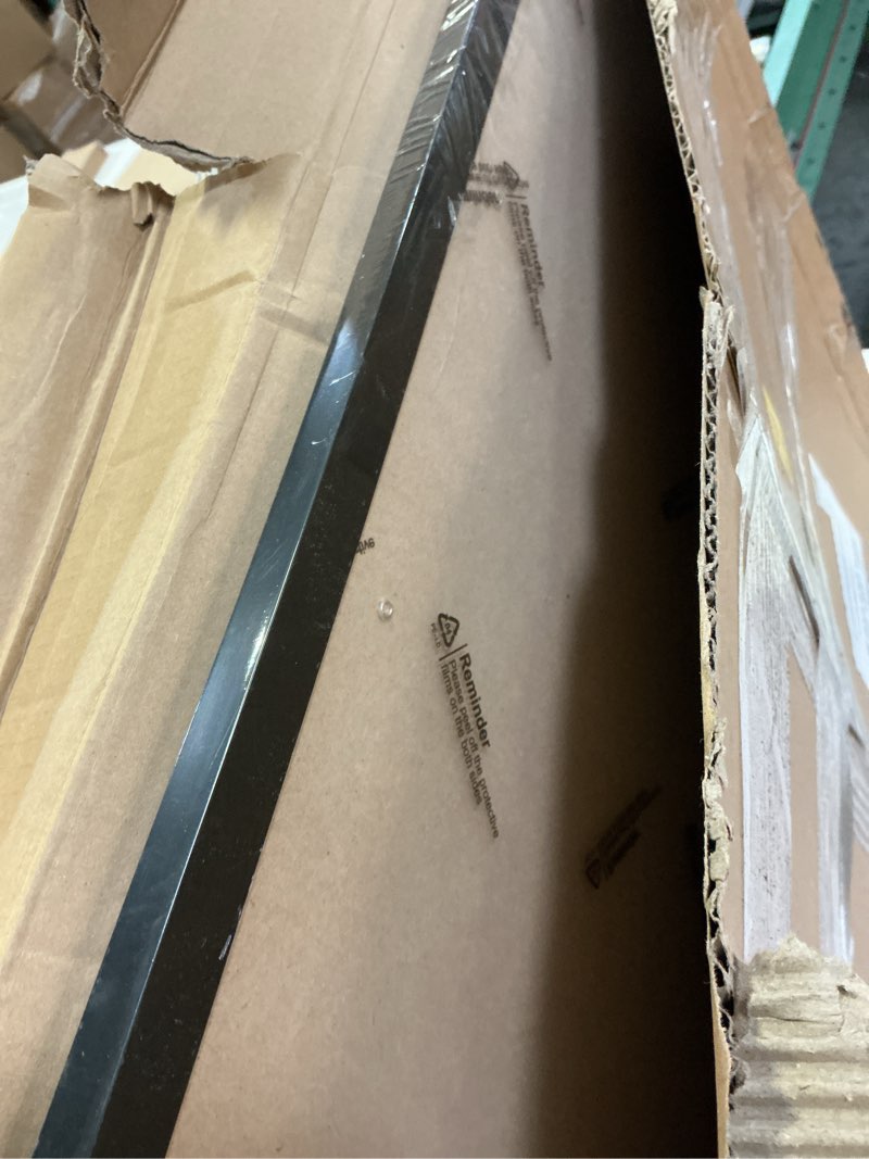 Condition photo showing Good Condition for black picture frame set of 3, 24x24 picture frame for square photo poster canvas certificate document display horizontally or vertically high transparent wall gallery(size 24 x 24 inches) black (pack of 3) 24x24