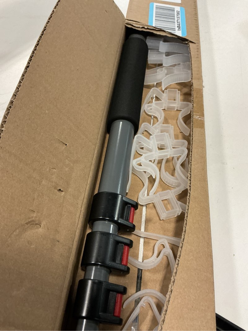 Condition photo showing Good Condition for Ultra XT Dual Head Telescoping Pole | Extension Pole for Hanging & Removing String Lights, Christmas Lights & Decorations, 11ft Reach with Gutter, Shingle & Eave Compatibility, Includes 25 Light Clips ULTRA XT + 25 Clips