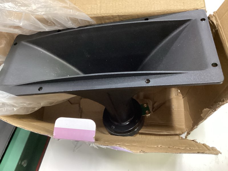 Condition photo showing Good Condition for pyle 4x10 inch horn tweeter speaker - heavy duty 200 watt high power horn audio tweeter system w/ 25mm voice coil, 20 oz magnet structure, 102 db, 8 ohm impedance - pyle ph391,black