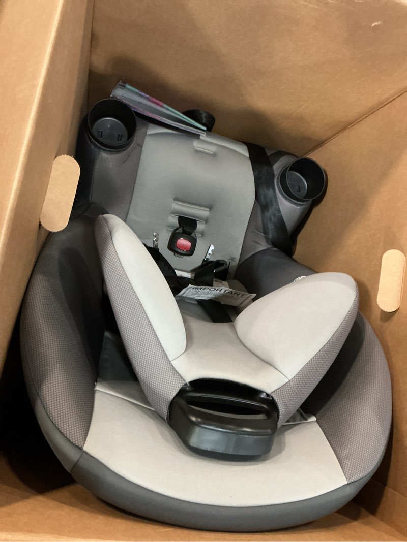 Condition photo showing Good Condition for cosco kids entrada infant and toddler convertible car seat, shady day, grey