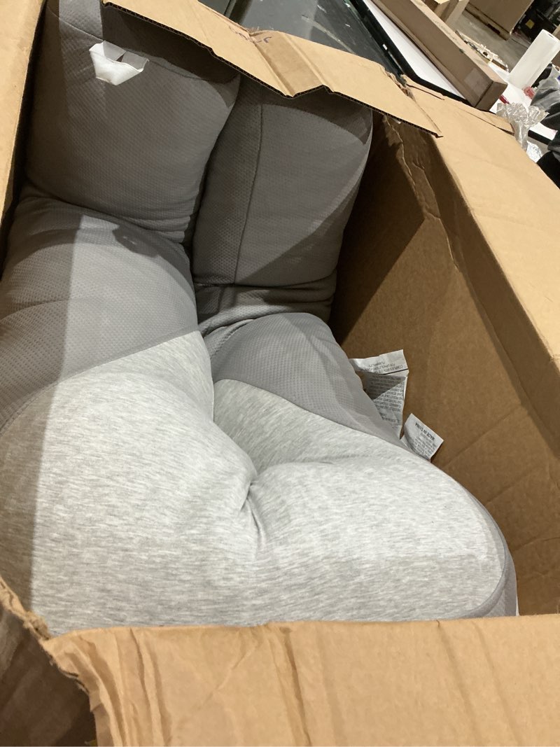 Condition photo showing Good Condition for plufl hugl cooling body pillow for adults made with cloudsupport fill | u shaped maternity pillows great for side sleepers & pregnant women | washable cover | grey standard grey