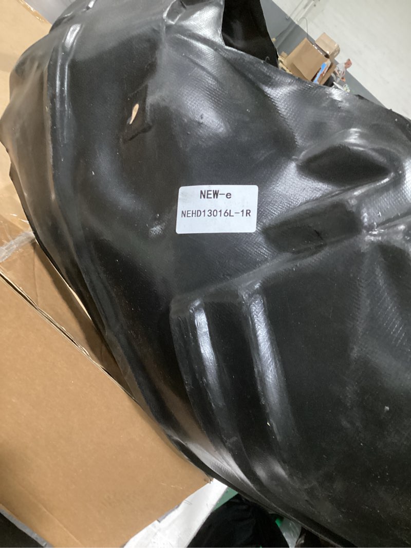 Condition photo showing Good Condition for (unknown vehicle) front inner fender liner 