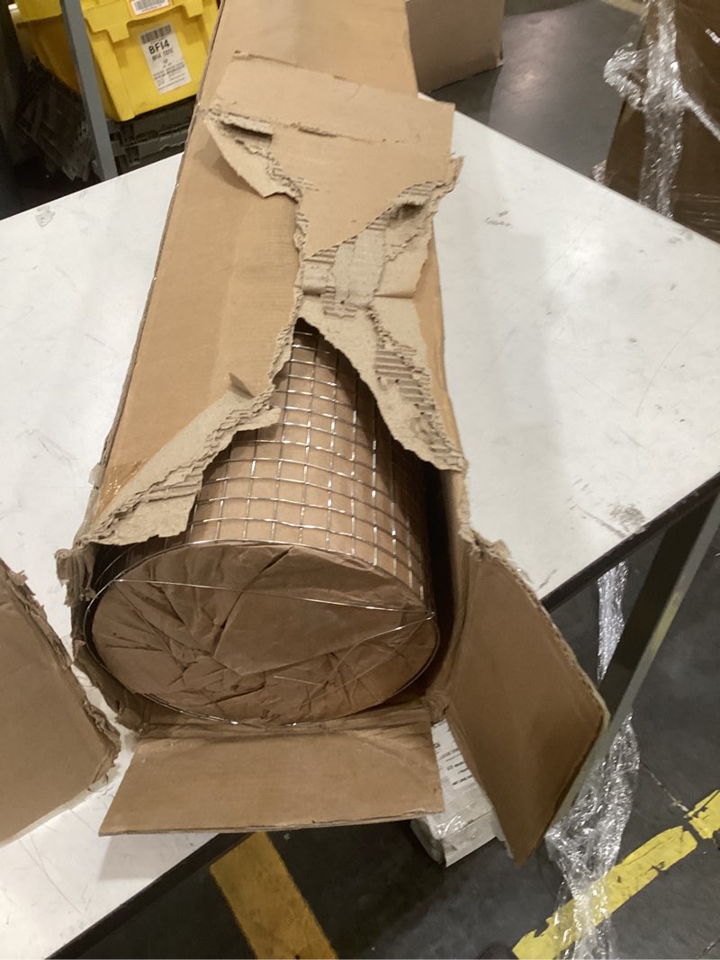 Condition photo showing Good Condition for hardware cloth 48inx50ft 1/2 inch galvanized, chicken rabbit snake cage wire fence mesh roll,garden plant welded metal wire fence,poultry animal netting cage screen. (4 x 50ft)