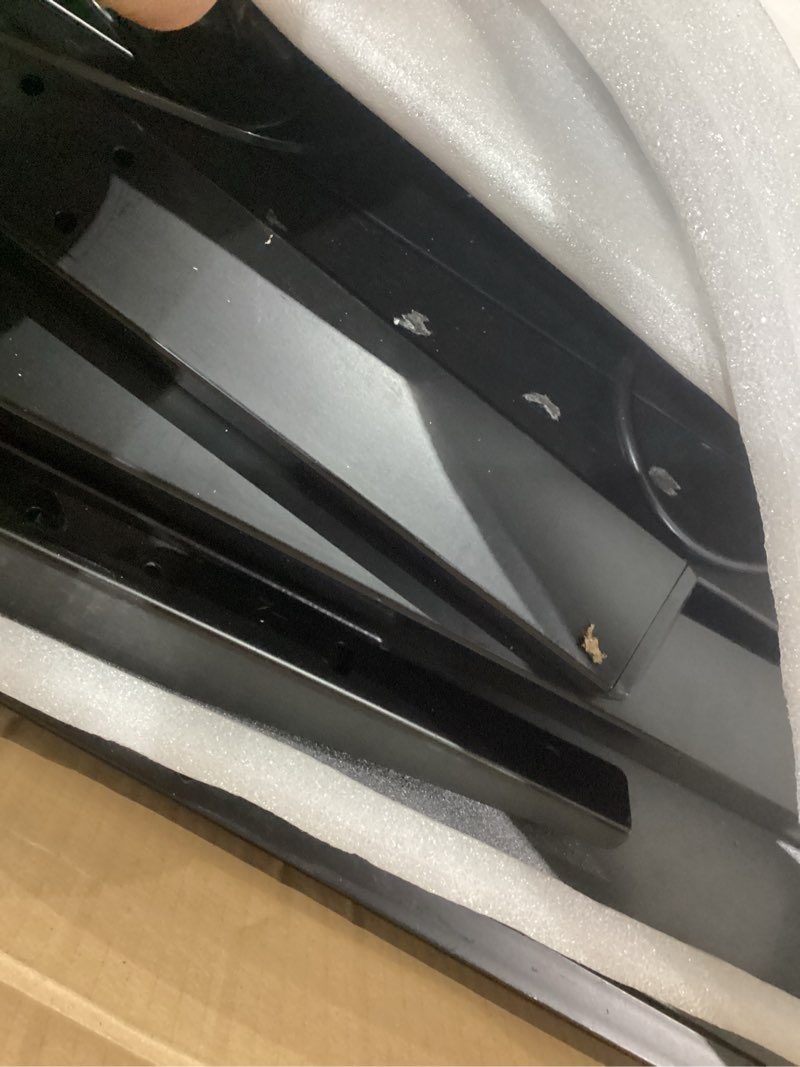 Condition photo showing As Is for Kingant Standing Desk Height Adjustable Small Electric Stand Up Desks [35 x 20 Inch] - Ergonomic Sit Stand Desk Rising Desks for Home Office Computer Desk Stand Desk Workstation 35" x 20" Black