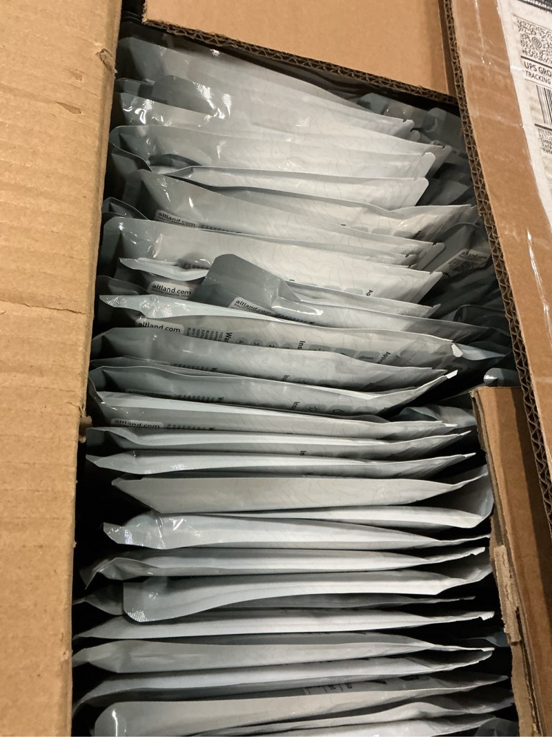 Condition photo showing New/Like New for altland 250 pack of emergency blankets - heat reflective blankets for winter survival kits, disaster preparedness, cold weather camping, and homeless care packages