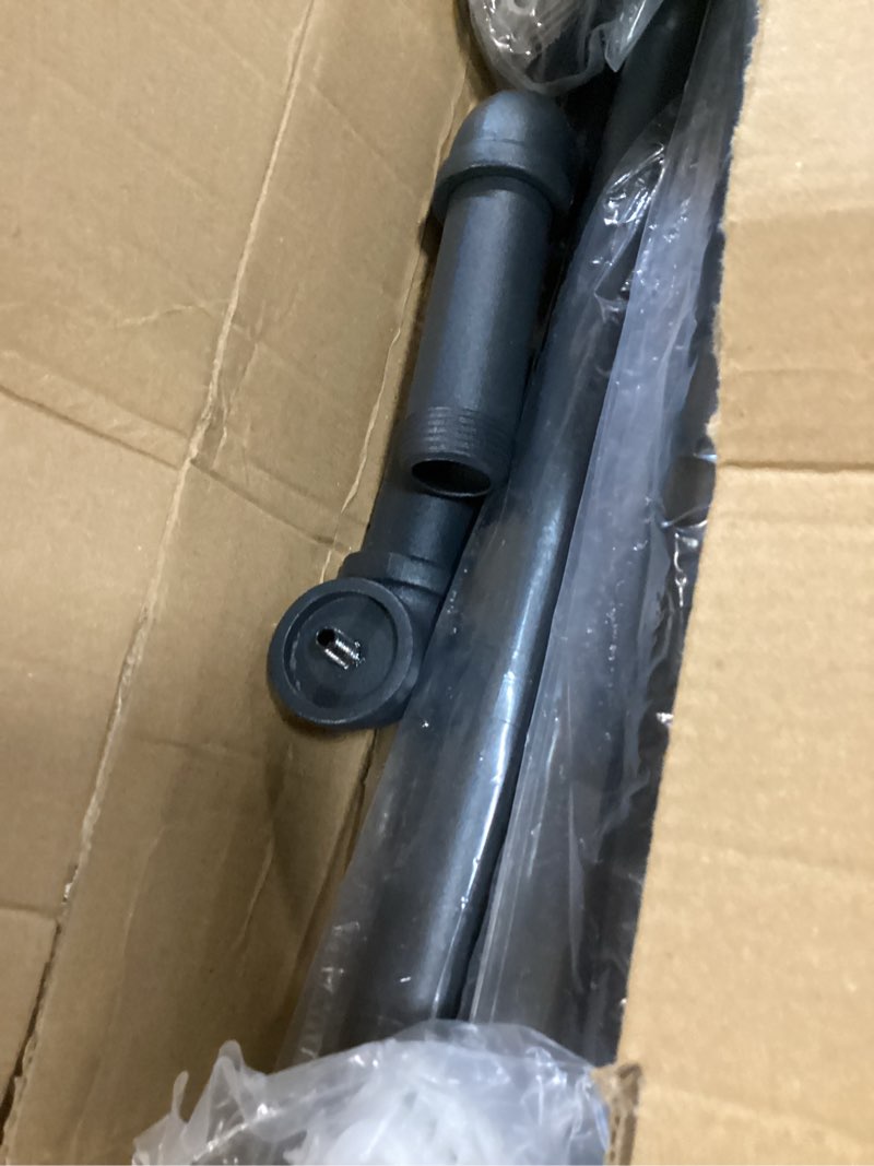 Condition photo showing Good Condition for refrze curtain rods for windows 72 to 144 inch, 1"black curtain rod industrial wrap around,adjustable heavy duty blackout curtain rods for ceiling,bedroom,outdoor patio 72-144 inches black