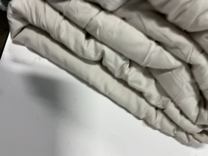 Condition photo showing As Is for CozyLux Queen Comforter Set Beige - 7 Pieces Bed in a Bag Queen, All Season Breathable Bedding Sets, Oeko-Tex Certified Bed Set with Down Alternative Comforter, Sheets, Pillowcases & Pillow Shams Beige Queen