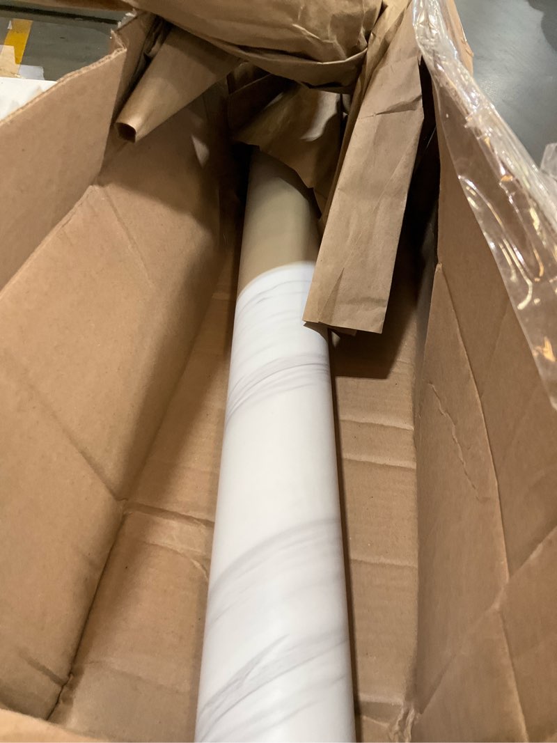 Condition photo showing As Is for livelynine 24 inch wide carrera white marble peel and stick countertop contact paper marble contact paper for countertops wateproof wallpaper for bathroom white marble wallpaper peel stick for walls 24"w x 197"l carrara marble